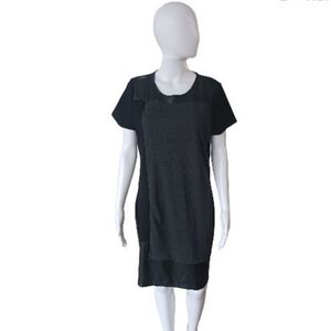 Mossimo Gray, Black Color Block Dress, Size PXXL